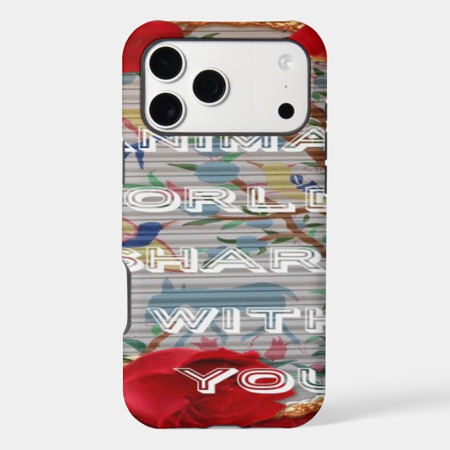 My animals world valentine.png Case-Mate iPhone case (Back)