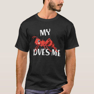 My Ant Loves Me  Aunt Pun Niece Nephew Family T-Shirt