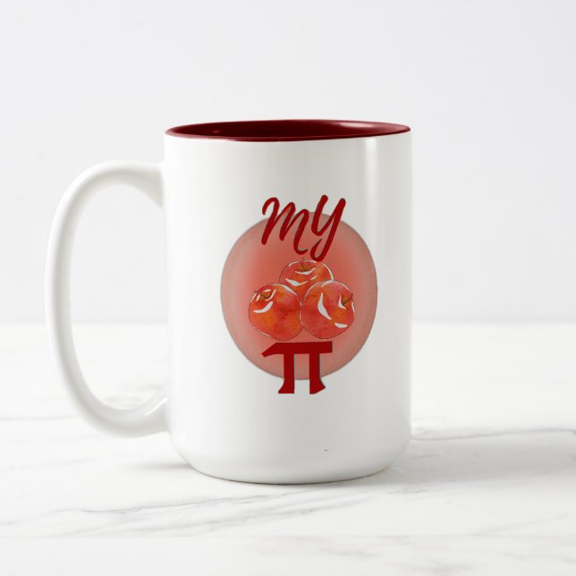 My apple pie Two-Tone coffee mug (Left)