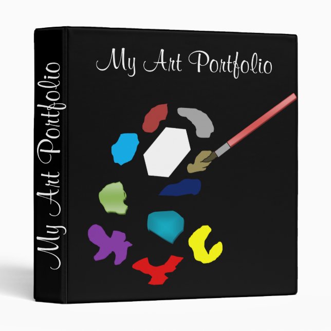 My Art Portfolio binder (Front/Spine)