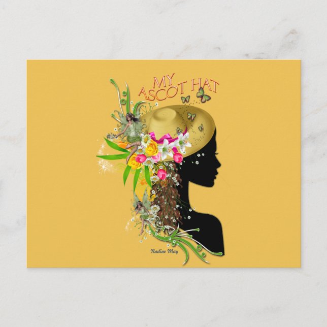 My Ascot Hat Postcard (Front)