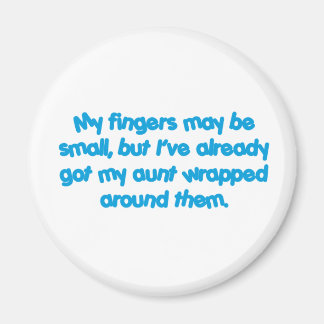 My Aunt's Wrapped (Blue) Magnet