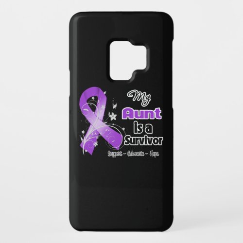 My Aunt is a Survivor Purple Ribbon Case_Mate Samsung Galaxy S9 Case