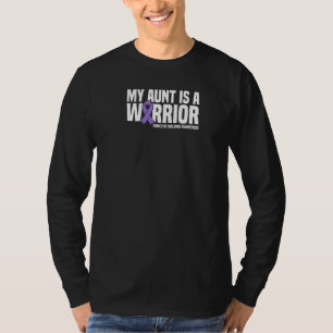 My Aunt Is A Warrior Domestic Violence Awareness T-Shirt