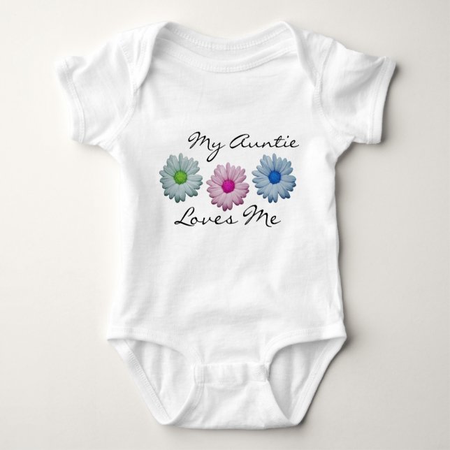 My Aunt Loves me Baby Bodysuit (Front)
