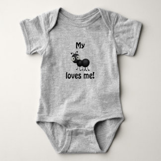 My aunt loves me - baby clothes baby bodysuit