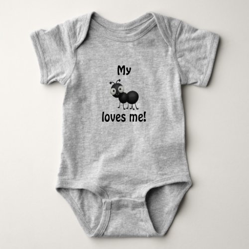 My aunt loves me _ baby clothes baby bodysuit