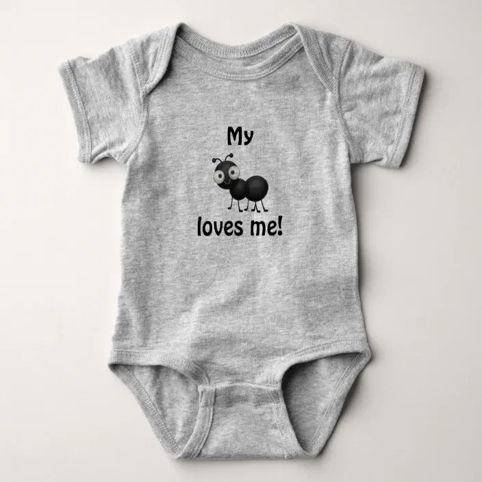 My Aunt Loves Me Funny Baby Shirt Gift for Niece or Nephew Cute Infant Tee 
