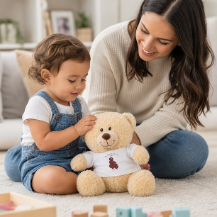 My Aunt Loves Me Cute Ant Family Hug Teddy Bear