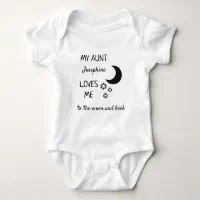My aunt loves me baby grow on sale