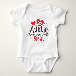 My Auntie/Aunt Loves Me Baby Bodysuit