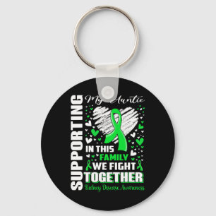 My Auntie Kidney Disease Awareness  Keychain