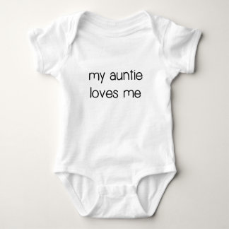 My Auntie Loves Me.png Baby Bodysuit