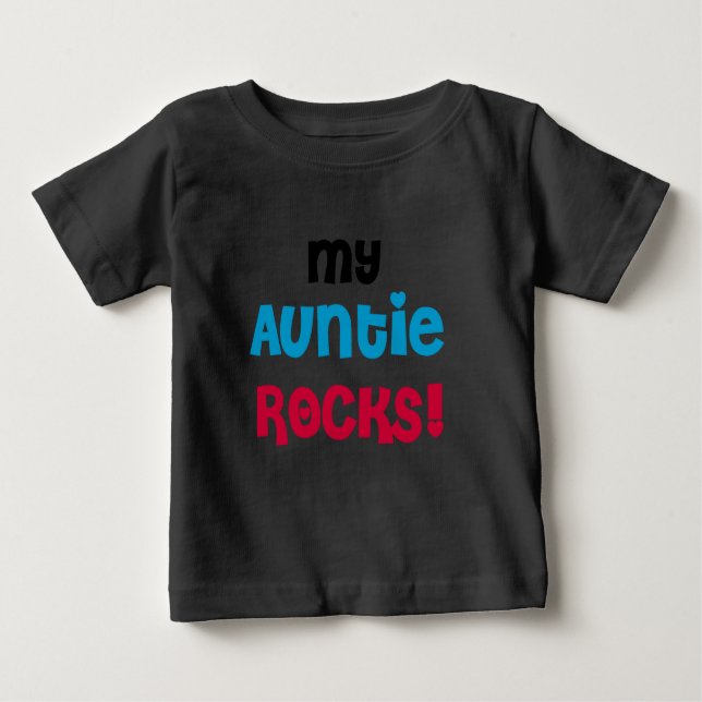 My Auntie Rocks Baby T-Shirt (Front)
