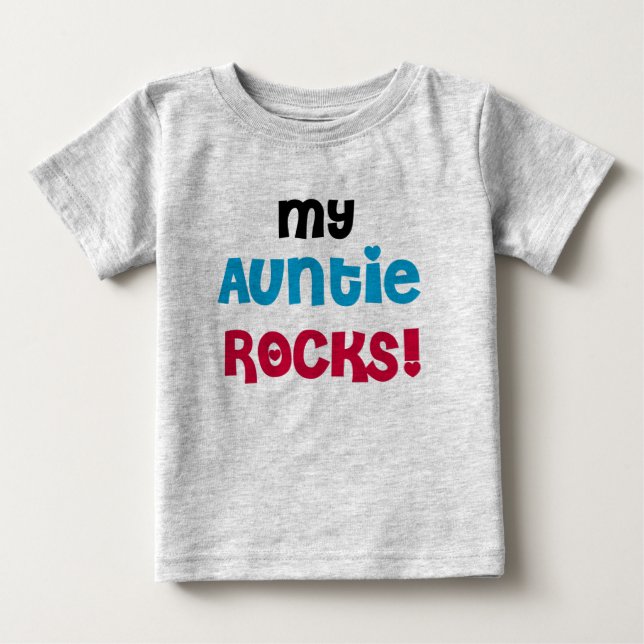 My Auntie Rocks Baby T-Shirt (Front)