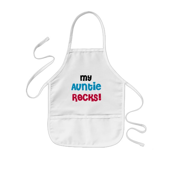 My Auntie Rocks Tshirts and Gifts Kids' Apron (Front)