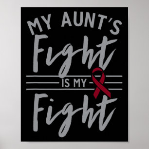 My Aunt's Fight is My Fight Sickle Cell Anemia Awa Poster