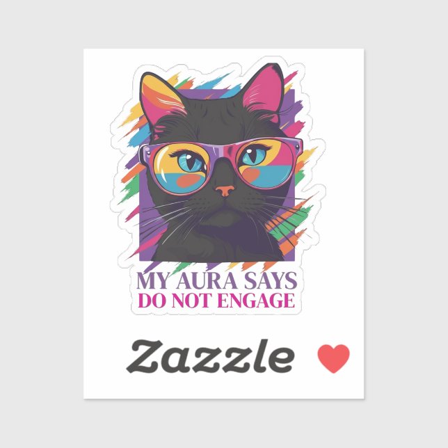 My Aura Says Sticker (Sheet)