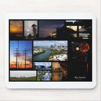 My Austin Collage by James R Granberry Mouse Pad