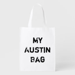 My Austin TX Reusable Grocery Bag
