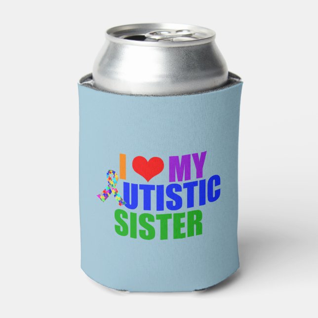 My Autistic Sister Can Cooler (Can Front)