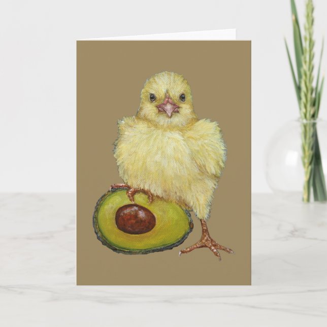My Avocado greeting card (Front)