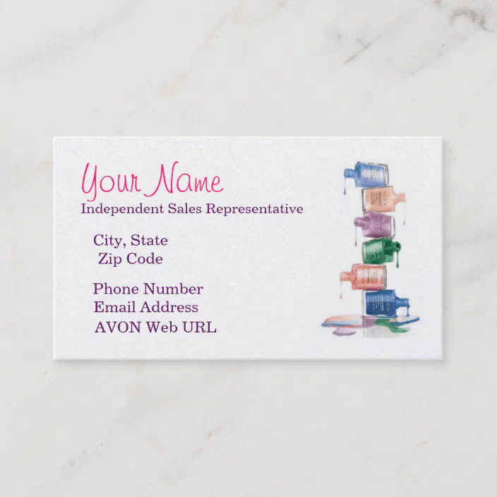 My Avon Business Cards Zazzle Com