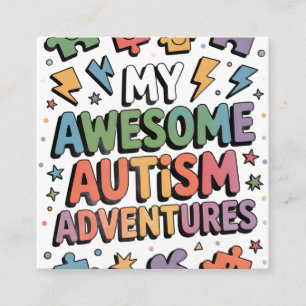 My Awesome Autism Advantages Enclosure Card