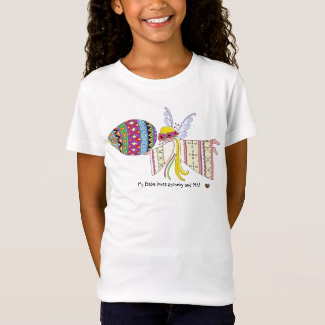 My Baba Loves Pysanky and Me T-Shirt (Front)