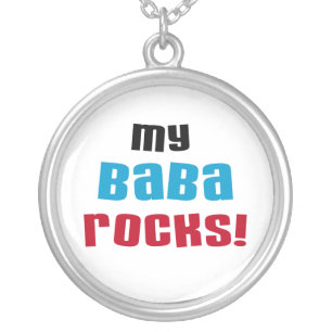 My Baba Rocks Silver Plated Necklace