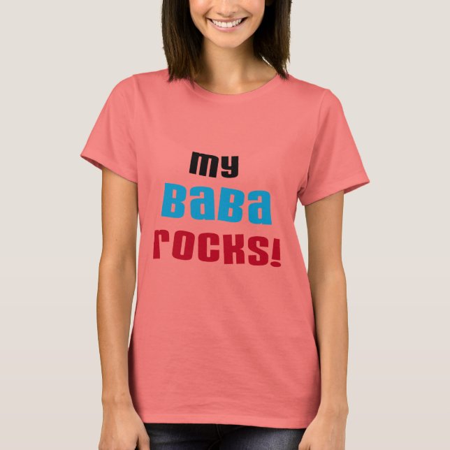 My Baba Rocks T-shirts and Gifts (Front)