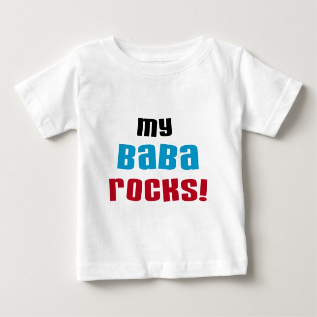 My Baba Rocks T-shirts and Gifts (Front)