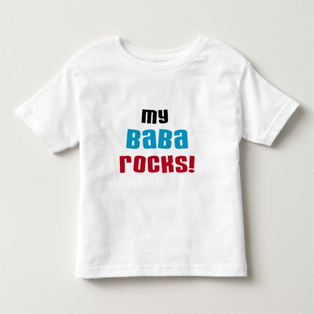 My Baba Rocks T-shirts and Gifts (Front)