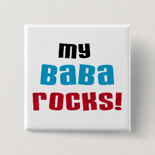 My Baba Rocks T-shirts and Gifts Button