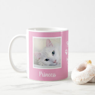 My Babies Have Paws Photo Pink Coffee Mug