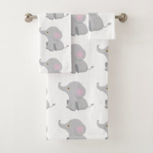 My Baby Elephant Bath Towel Set