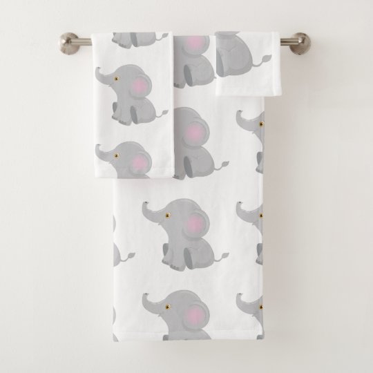 My Baby Elephant Bath Towel Set