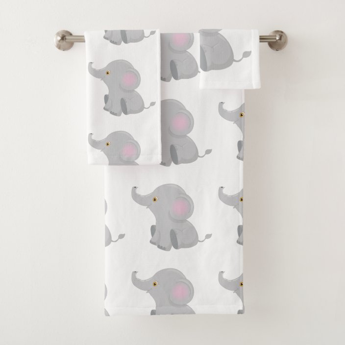 My Baby Elephant Bath Towel Set