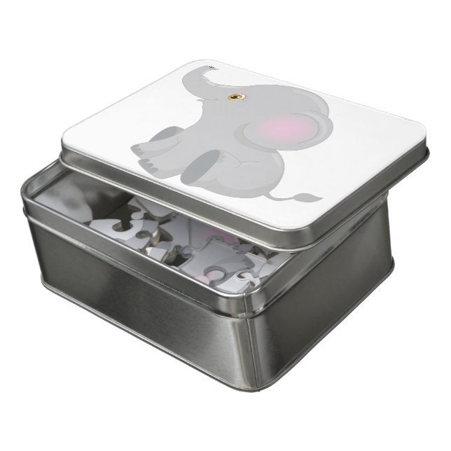 My Baby Elephant Jigsaw Puzzle (Lid Open)