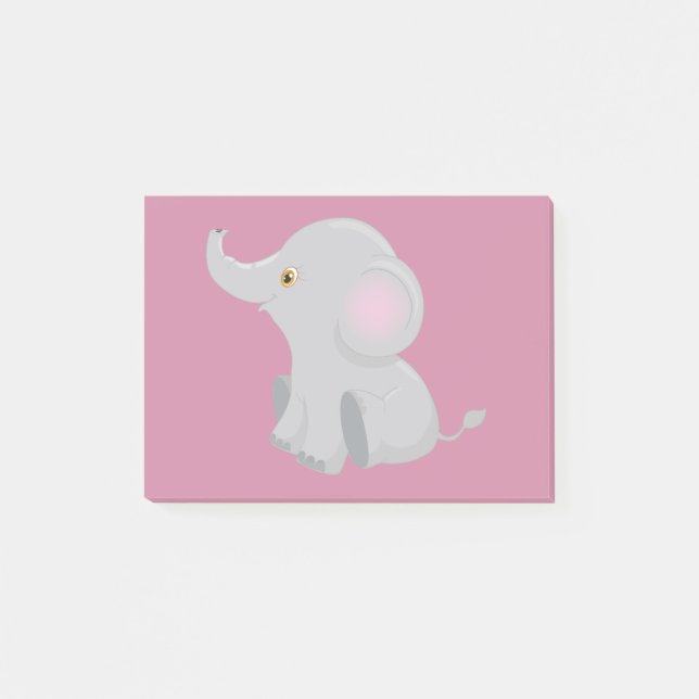 My Baby Elephant Post-it Notes (Front)