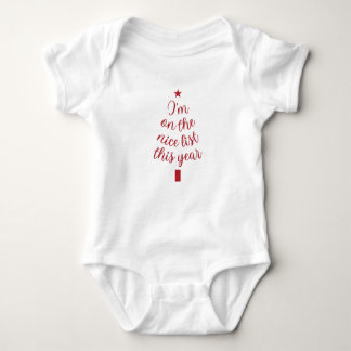 my baby first christmas baby bodysuit
