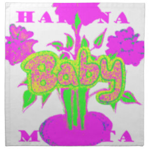 My Baby Hakuna Matata Napkin