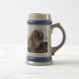 My baby is a nubian dairy goat...mug beer stein