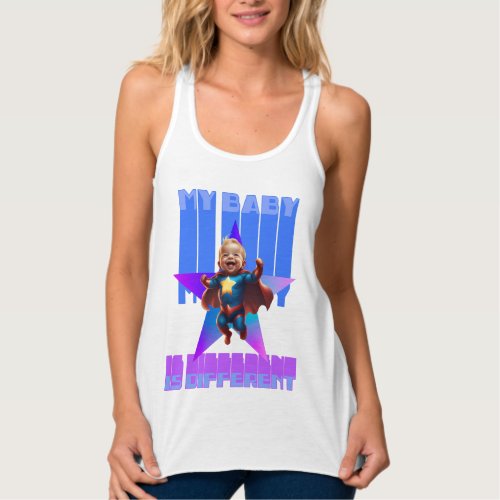 My Baby Is Different Superhero Baby Graphic Tank 