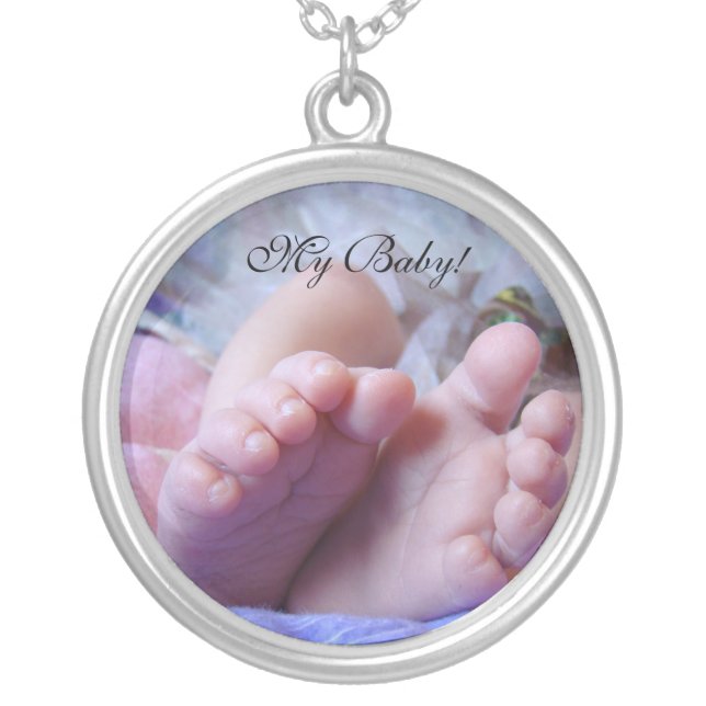 My Baby! Necklace Mom's Baby Photo Necklaces (Front)