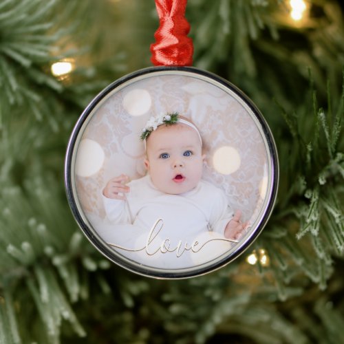 My Baby Photo Metal Ornament