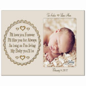 My Baby You'll Be Sweet Ivory Picture Frame (Front)