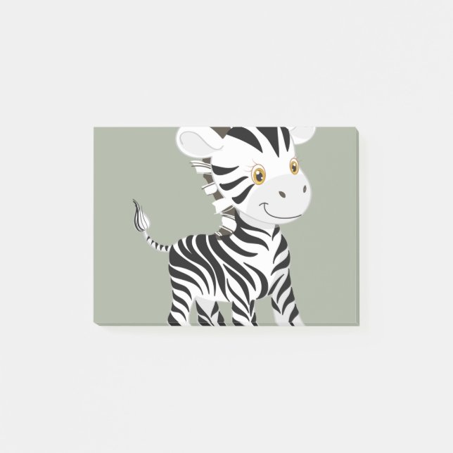 My Baby Zebra Post-it Notes (Front)