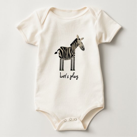 My baby: Zebras :: Let's play Baby Bodysuit