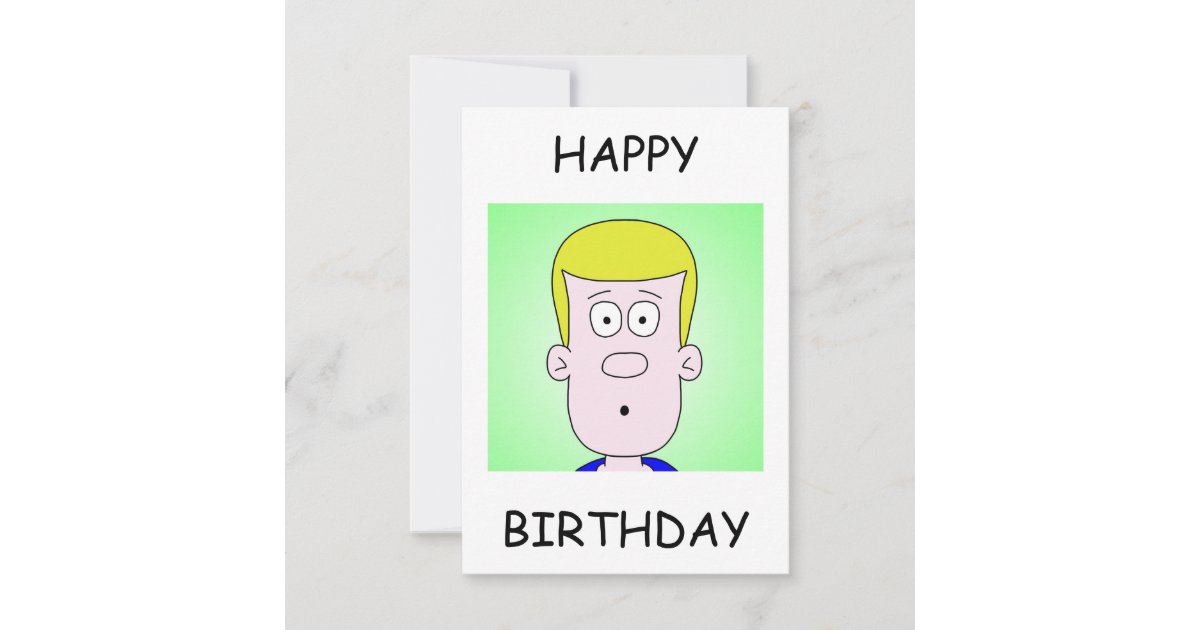 My Backwards Dog 'Ernie' Birthday Card | Zazzle